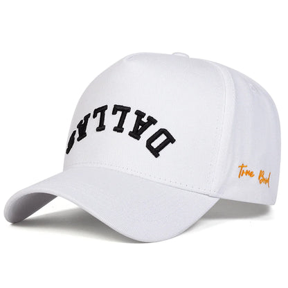 Unisex DALLAS Letter Embroidery Baseball Caps