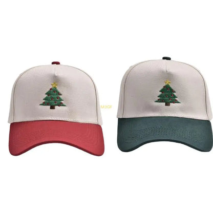 Christmas Tree Embroidery Hat Baseball Cap