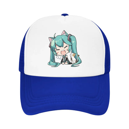 Triple Baka Kasane Teto Akita Neru VOCALOID Playlist Song Baseball Caps