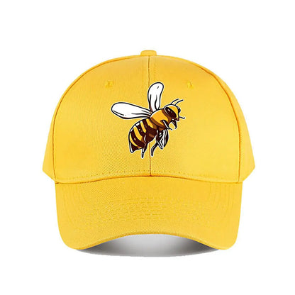 Cartoon Bee Vinyl Sticker For Laptop Car Baseball Cap