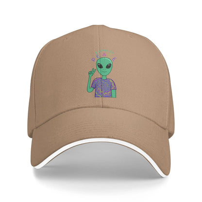 UFO We Come In Space Alien Baseball Cap
