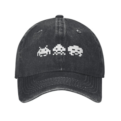 Space Invaders Men Women Baseball Cap
