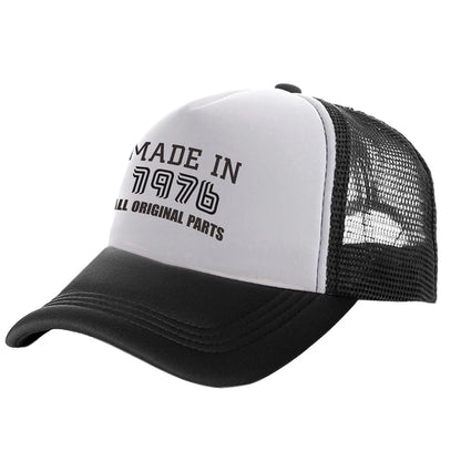 Made In 1976 All Original Parts Man Baseball Caps