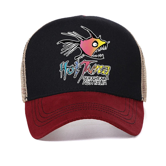 Men's Hot Tuna Surfing Graphic Baseball Cap