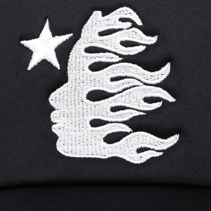 Four Seasons Mesh Baseball Cap Women Men Fashion Casual Breathable Letter Icon Unisex HipHop