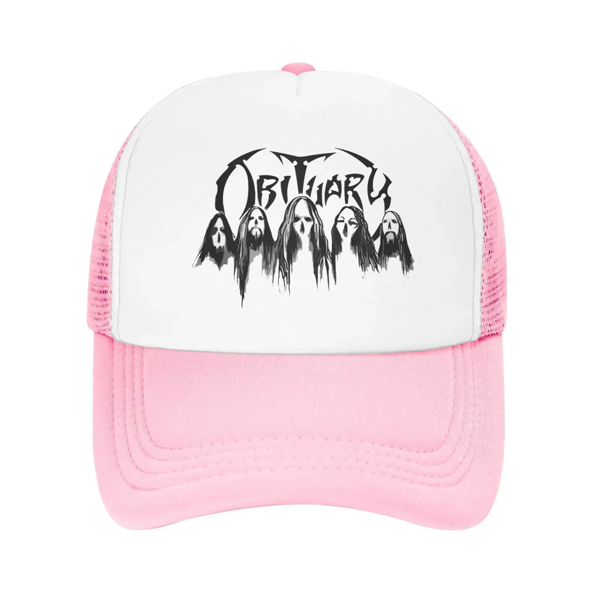 Heavy Metal Band Horror Long Hair Obituary Sport Mesh Baseball Caps