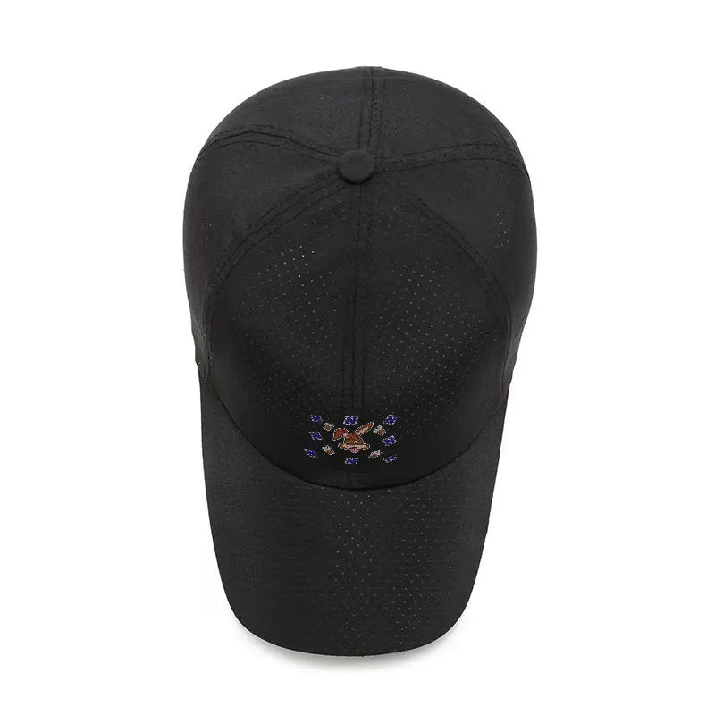 Nesquik Chocolate Milk Rabbit Quick Dry Baseball Cap