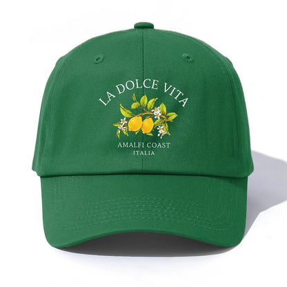 LA DOLCE VITA Print  Baseball Cap For Adults