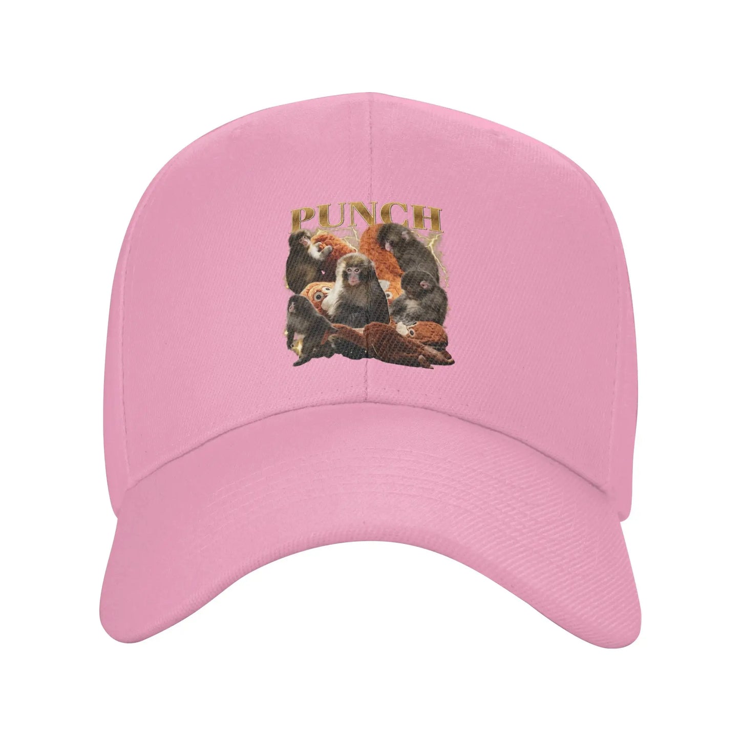 Spring Casual Baseball Cap Team Punch Baby Monkey Punch