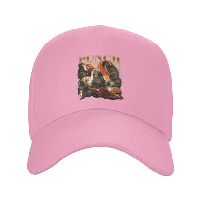 Spring Casual Baseball Cap Team Punch Baby Monkey Punch