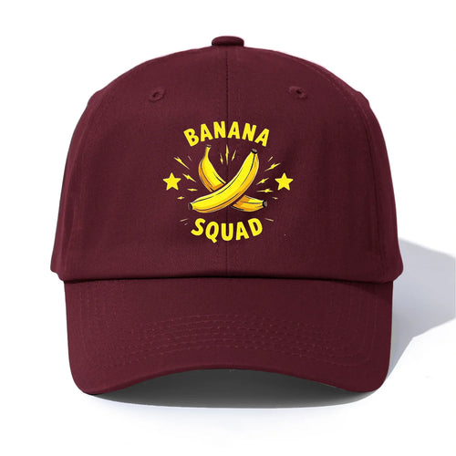 BANANA SQUAD Print Baseball Cap For Adults