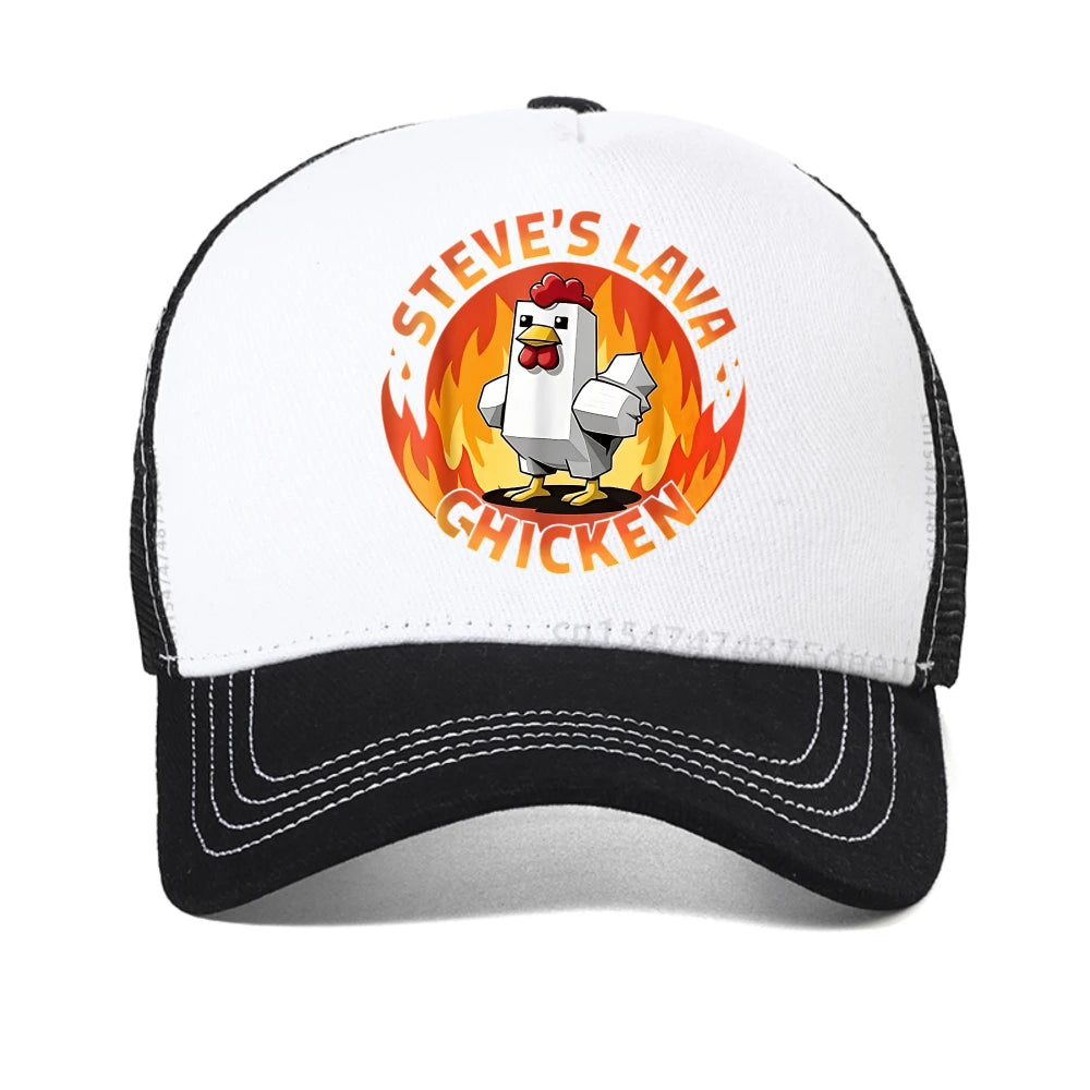 Chicken Steve's Lava Chicken Baseball Cap