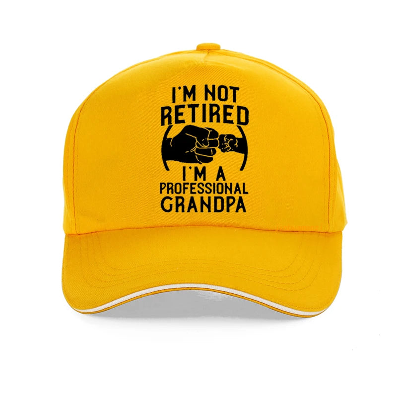I'm Not Retired I'm A Professional Grandpa Funny Baseball Cap