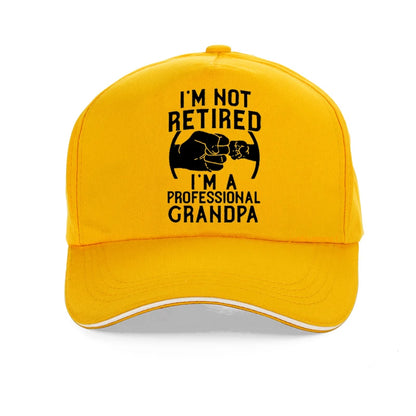 I'm Not Retired I'm A Professional Grandpa Funny Baseball Cap