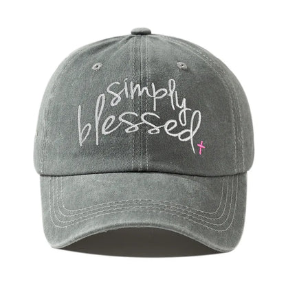 Simply Blessed Wide brimmed Sunshade Baseball Hat