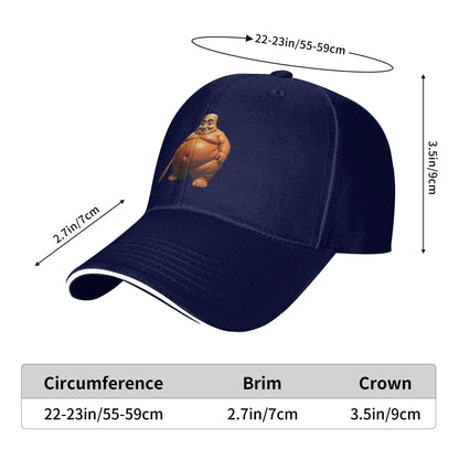 Tung Tung Tung Sahur Fat Sun Baseball Cap