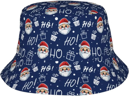 Funny Christmas Hat Happy New Year Bucket Hats