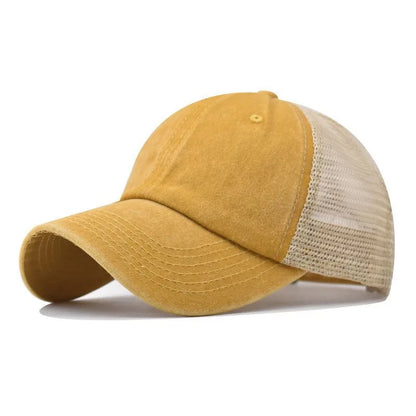 Mesh Hats for Men and Women Beach Worn Baseball Caps