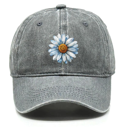 Flower Print Snapback Baseball Cap Flower Hat