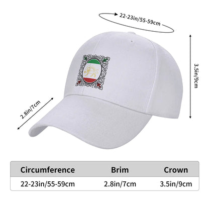 Persian Flag Shirokhorshid Persian Flag Iran Baseball Cap