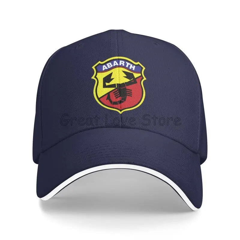 Custom Abarth C Print Sandwich Baseball Cap Dad Hat Golf