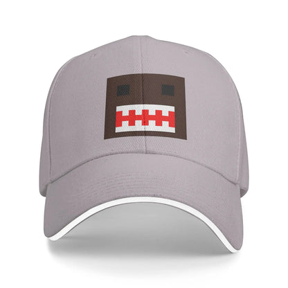 PIXEL Domo Kun Doll Face Sandwich Caps Baseball Caps