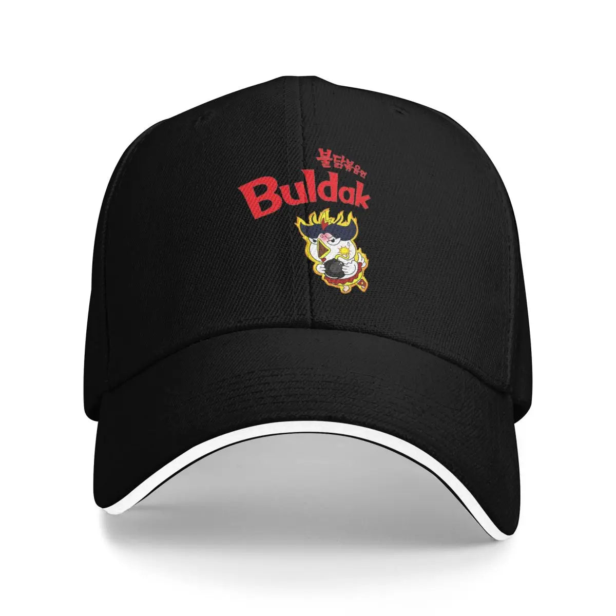Unisex Baseball Hats Buldak Ramen Hot Chicken Flavor Noodles Baseball Caps