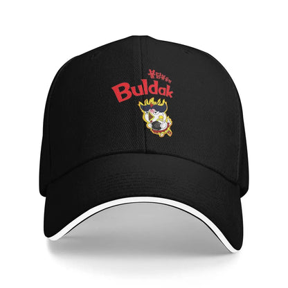 Unisex Baseball Hats Buldak Ramen Hot Chicken Flavor Noodles Baseball Caps
