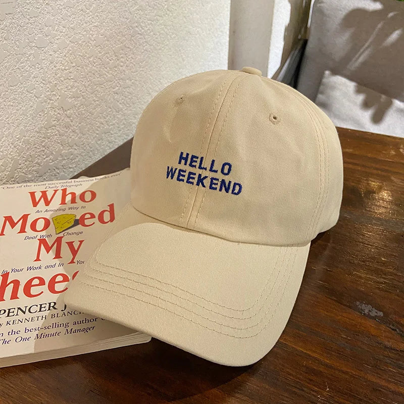 Spring Summer Adjustable Baseball Cap For Women Men