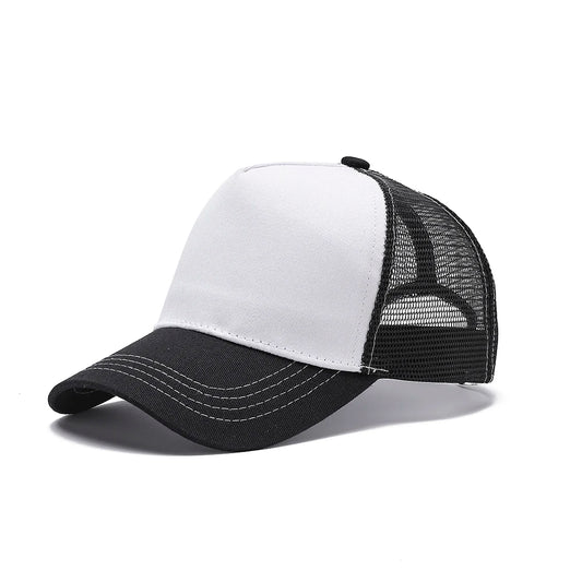 Summer Color-Block Breathable Mesh Baseball Cap