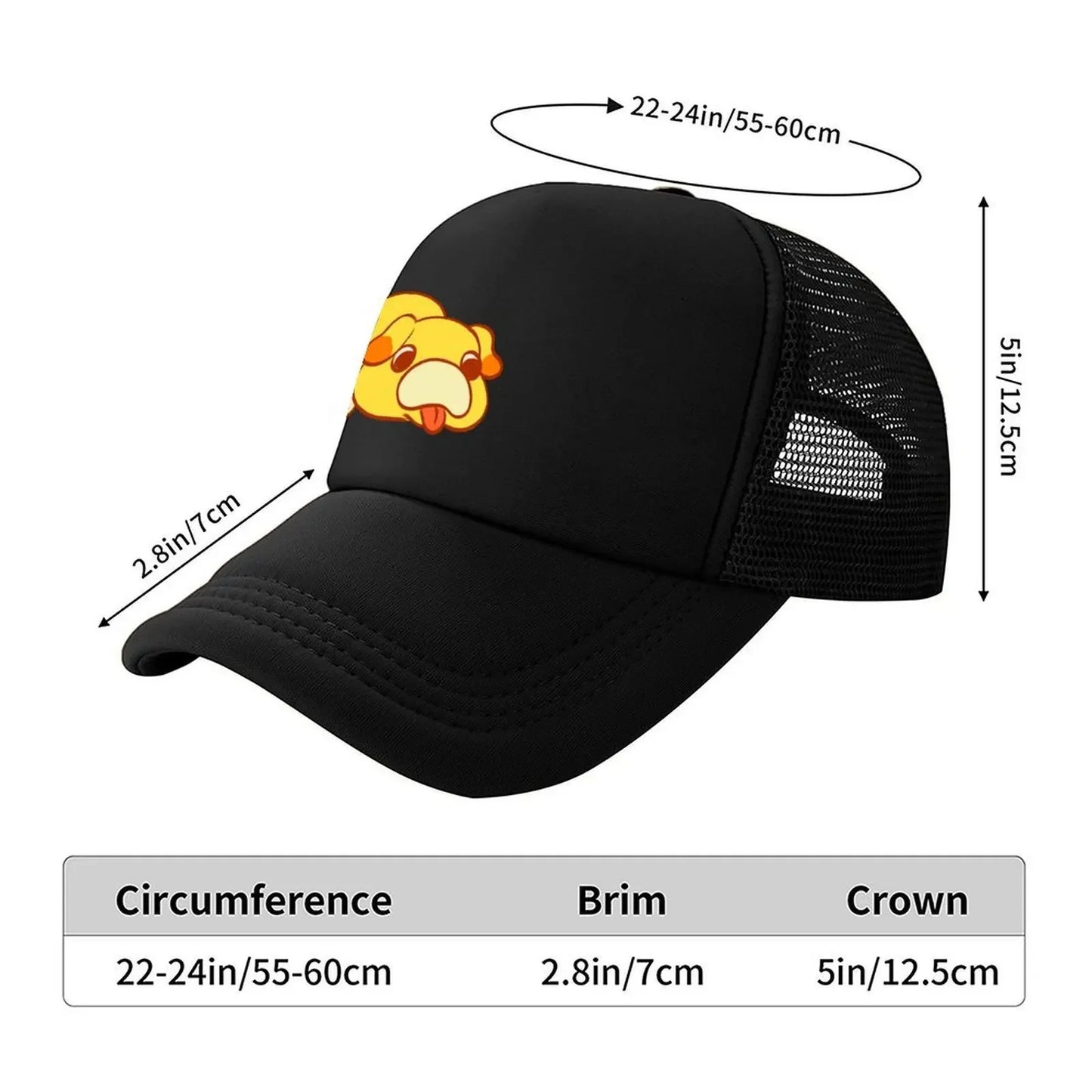 New Oatchi Blep Pik Men Dog Cute Video Game Dog Baseball Cap