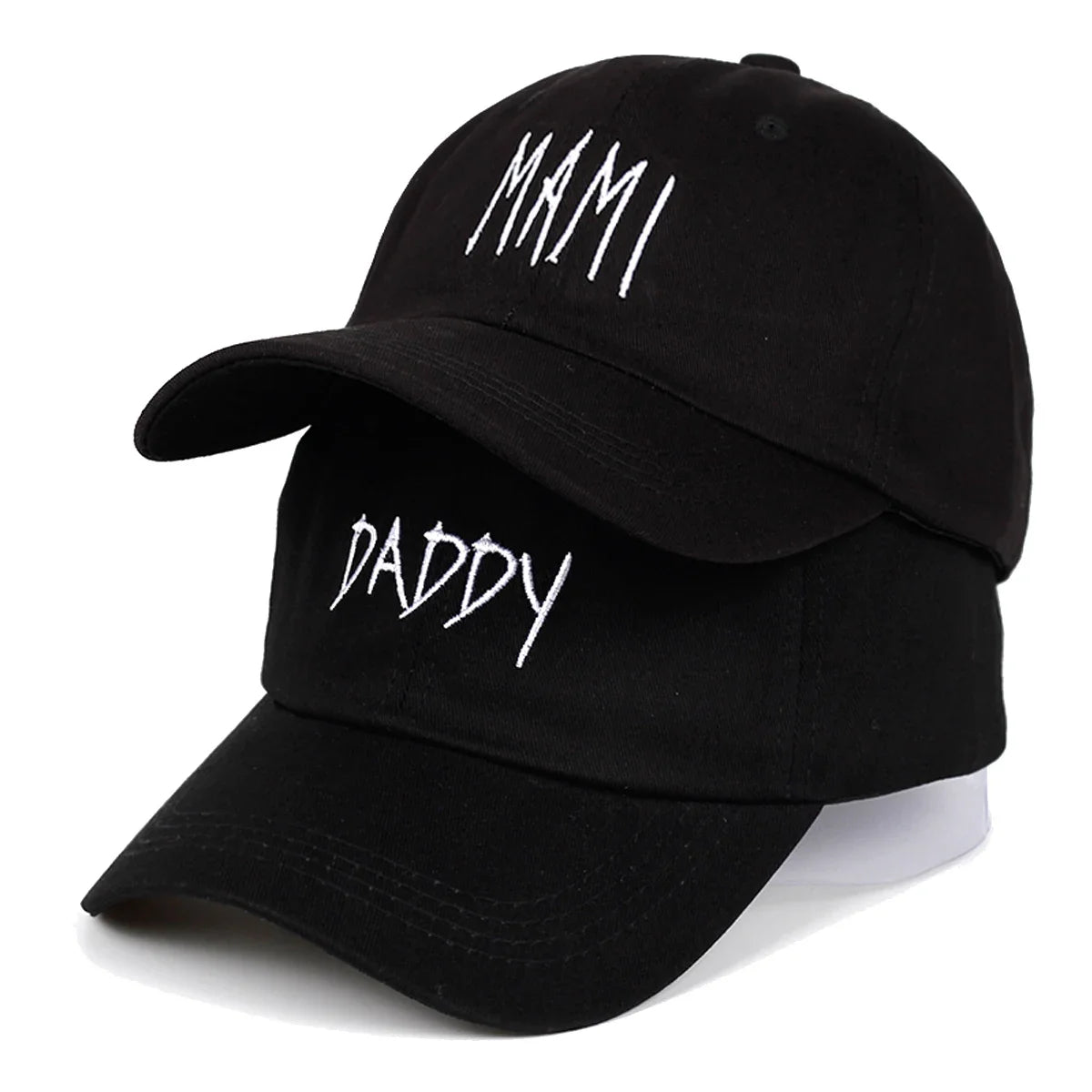 Unisex DADDY MAMI Letter Embroidery Baseball Caps