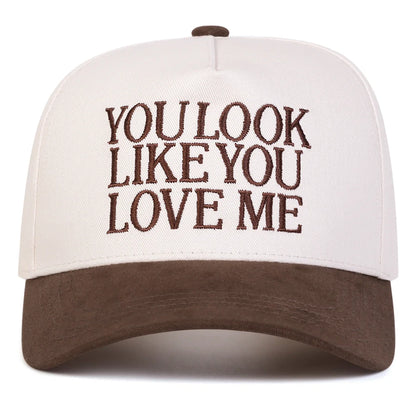 YOULOOK LIKE YOU Letter Embroidery Baseball Caps