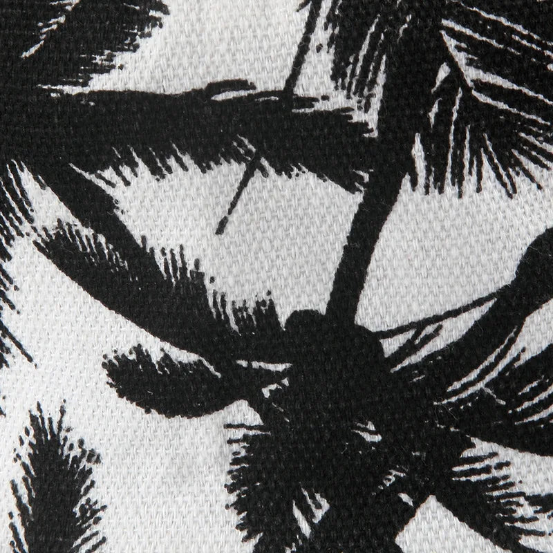 Black Coconut Tree Printed Bucket Hats