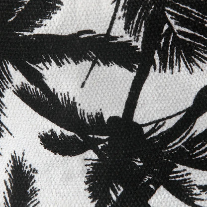 Black Coconut Tree Printed Bucket Hats