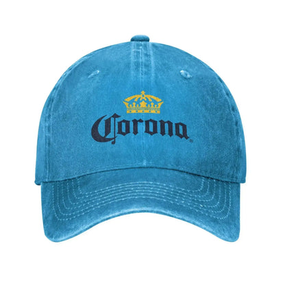 Corona Baseball Cap Classic Beer-print Cowboy Hat Unisex Teens Trucker Dad Hat
