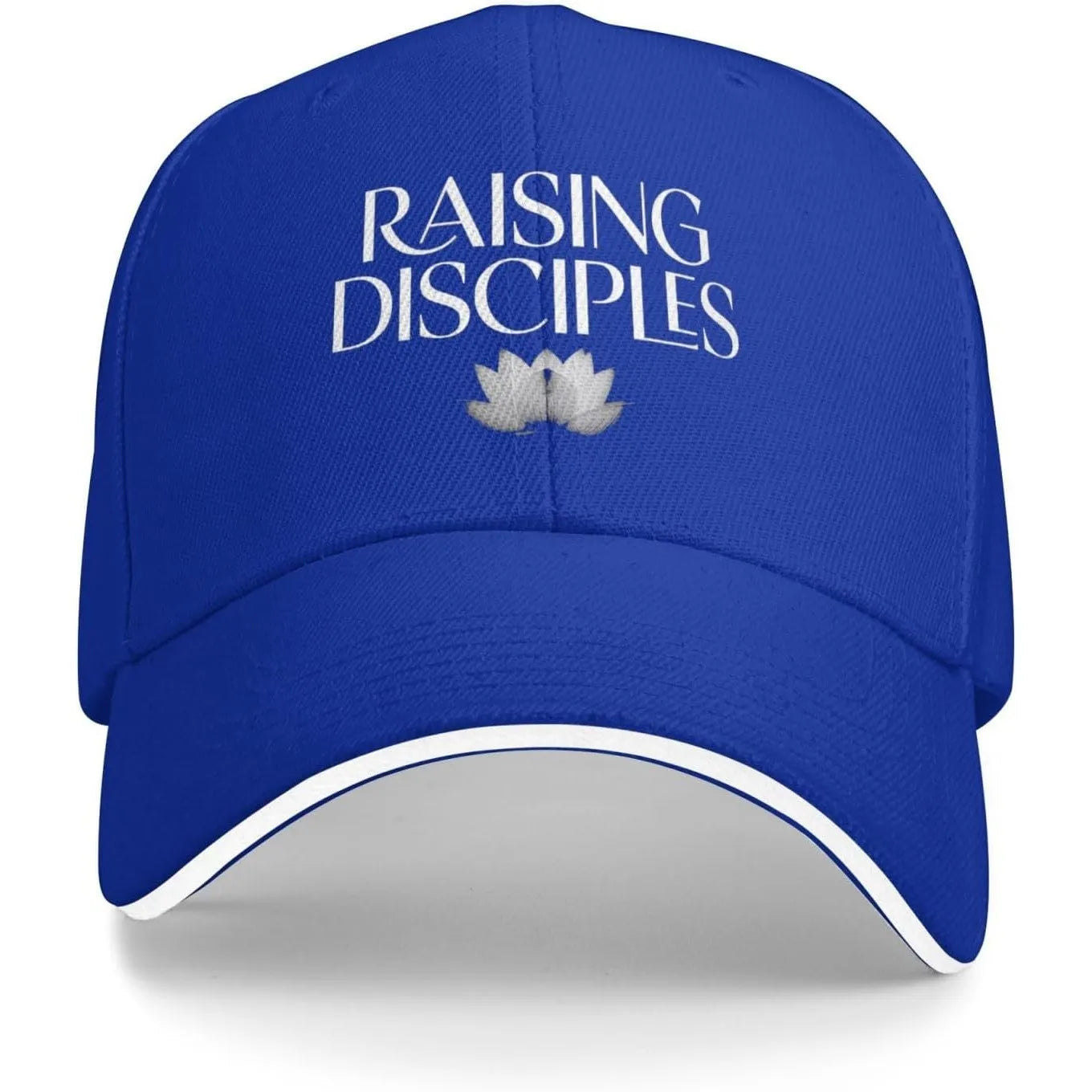 Raising Disciples Lotus Baseball Cap Polyester Casual Unisex Adjustable Sports Hat