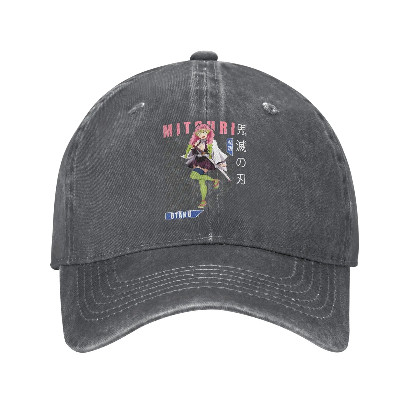 Pure Color Dad Hats Mitsuri Kanroji Otaku Baseball Caps Demon Slayer