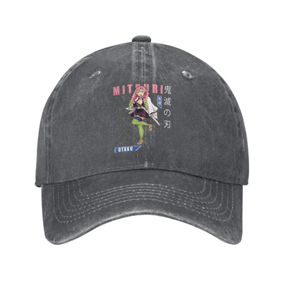 Pure Color Dad Hats Mitsuri Kanroji Otaku Baseball Caps Demon Slayer