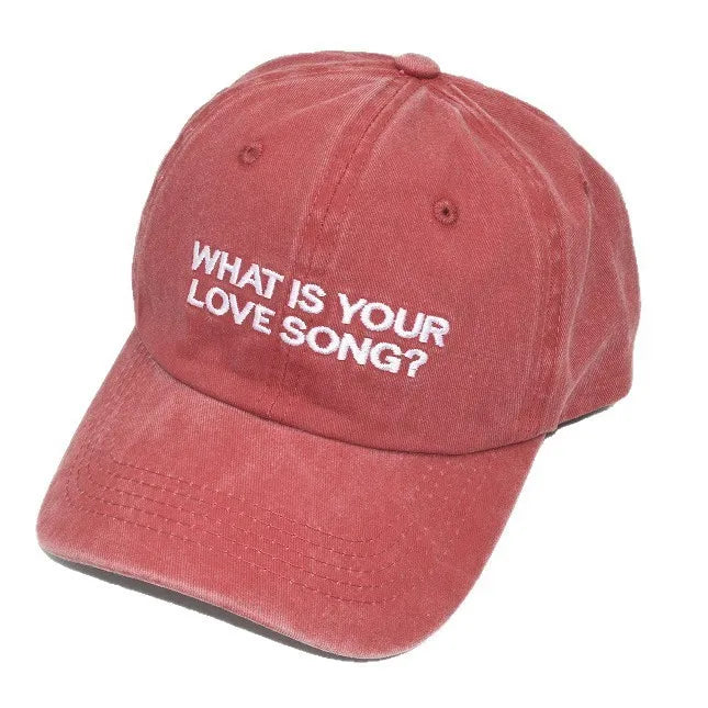 Embroidered Baseball Cap Concert Tour Sun Hat