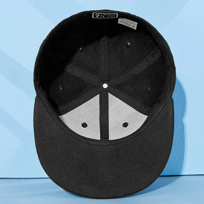 Big Bone Man Plus Size Baseball Caps Adult Flat Peak Hip Hop Fitted Hat Men Women