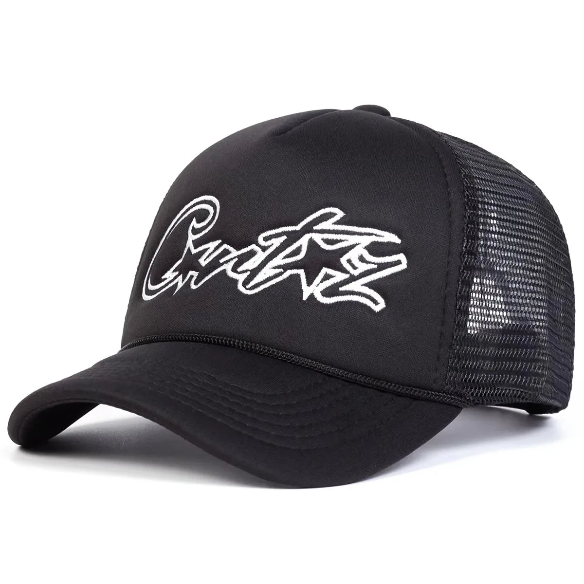 Unisex CRTZ Pentagram Embroidery Baseball Net Caps Spring