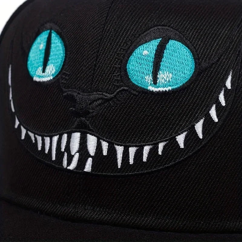 2025 Alice in Wonderland Cat Cartoon Rebound Cap Outdoor Sports Baseball Caps