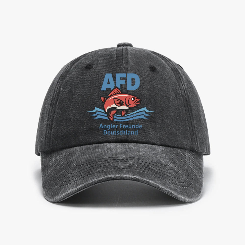 Beach AFD, Angler Friends, Alice Weidel Hip Hop Distressed Baseball Cap