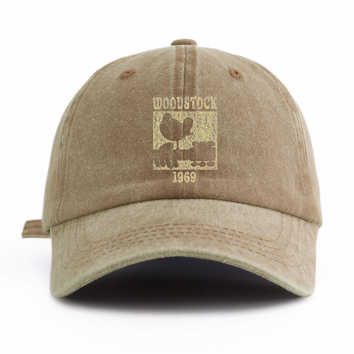 WOODSTOCK Print Washed Baseball Cap For Adults