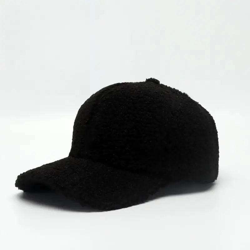 Winter Hats For Women Faux Fur Baseball Cap Female Outdoor
