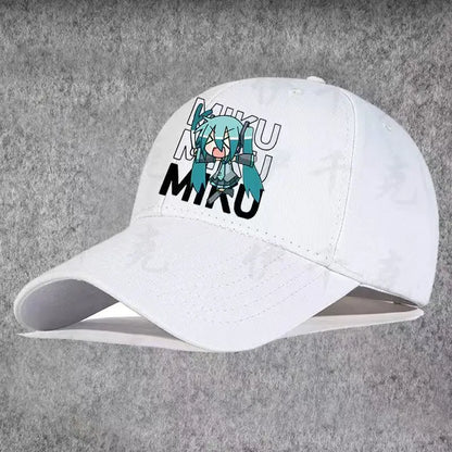 Wandai Hatsune Miku Animation Peripheral Printed Baseball Hat