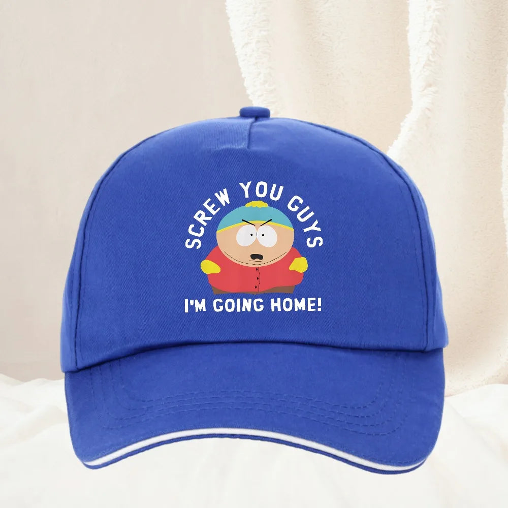 Ropa Hombre Crazy South Park Funny Cartoon Cute Comic Baseball Cap