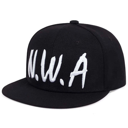 Unisex NWA Letter Embroidery Hip-hop Hats Baseball Caps Sunscreen Hat