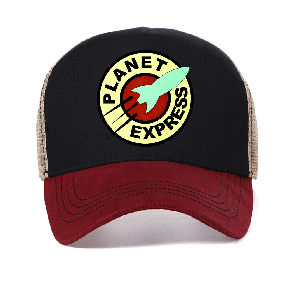 Planet Express Funny Print Baseball Cap